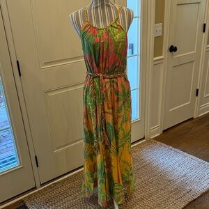 FARM Rio Multicolor Tropical Maxi Dress
